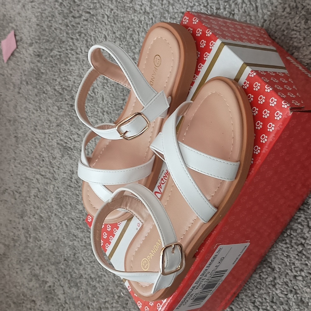 Girls white Sandals - Picture 2 of 3